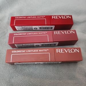 3 Revlon ColorStay Limitless Matte Liquid Lipstick Set